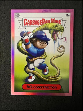 Alex Pardee Bo Bichette - 2022 Topps MLB x GPK - Pink Foil #30/99